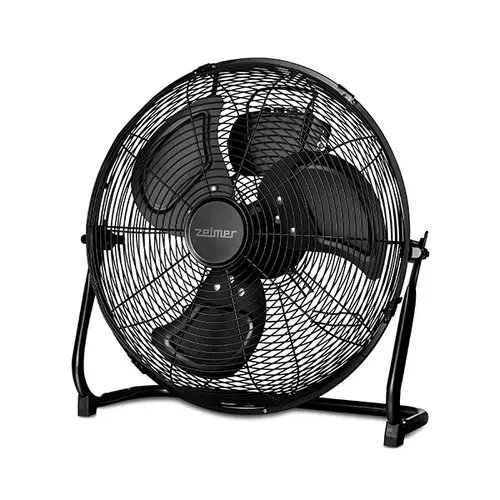 Ventilator de podea Zelmer ZFF0350, 3 viteze, Negru