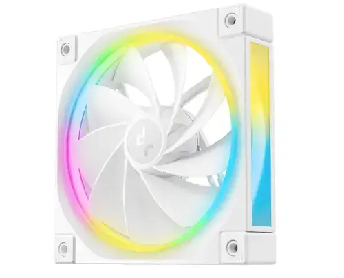 Ventilator Deepcool FL12R, iluminare ARGB LED, 120 mm (Alb)