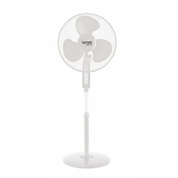 Ventilator Electric, cu Picior, 40 cm, 3 Trepte Viteza, 40 W, Alb, Victronic