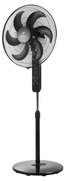 Ventilator Estia - Bow, 3 viteze, 45 cm, negru