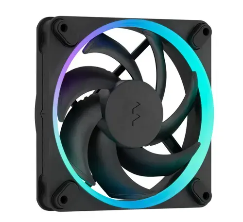 Ventilator Fractal Design Momentum 14 RGB, PWM, 350 - 1800rpm, iluminare aRGB, 140mm (Negru)