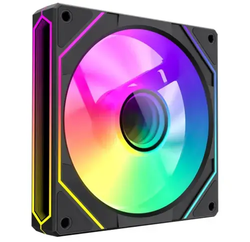 Ventilator Gamemax FN12A-S8I PWM, 1600rpm (Negru)
