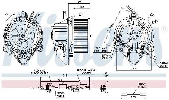 Ventilator habitaclu CITROEN XSARA 1.4-2.0D intre 1997-2005