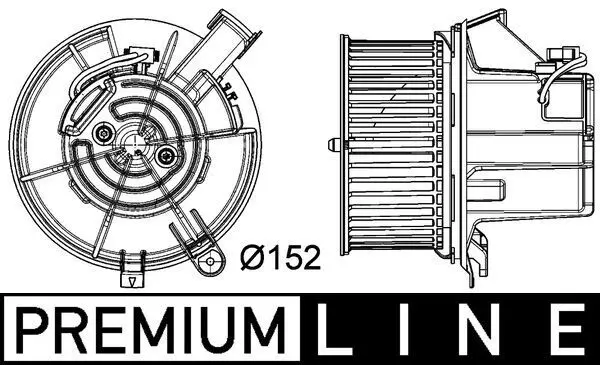Ventilator, habitaclu MAHLE BEHR *** PREMIUM LINE *** AB 119 000P