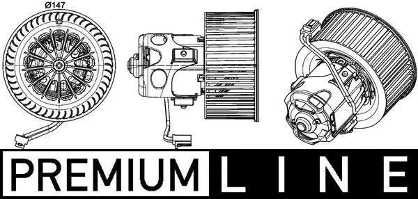 Ventilator, habitaclu MAHLE BEHR *** PREMIUM LINE *** AB 151 000P