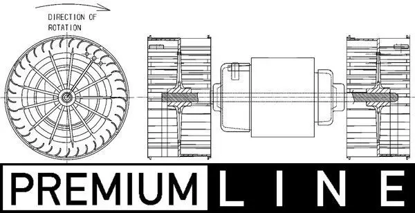 Ventilator, habitaclu MAHLE BEHR *** PREMIUM LINE *** AB 152 000P