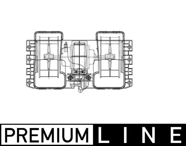 Ventilator, habitaclu MAHLE BEHR *** PREMIUM LINE *** AB 38 000P