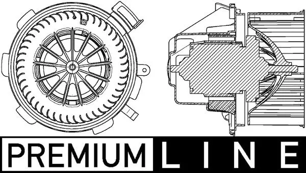 Ventilator, habitaclu MAHLE BEHR *** PREMIUM LINE *** AB 88 000P