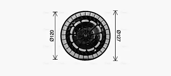 Ventilator habitaclu potrivit BMW 3 (E30), Z1, Z3 (E36), Z8 (E52) 1.6-4.9 09.82-12.03