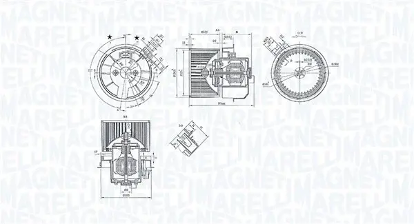 Ventilator habitaclu potrivit DACIA LOGAN II, LOGAN MCV II, SANDERO II; RENAULT CLIO IV, SANDERO STEPWAY II 0.9-1.6 10.12-