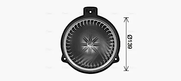 Ventilator habitaclu potrivit KIA RIO III 1.1D-1.6 06.11-