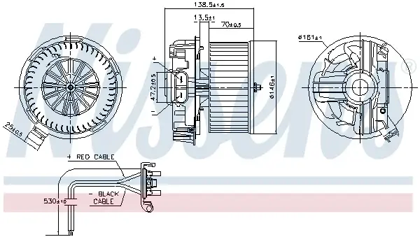 Ventilator habitaclu potrivit RENAULT MODUS 1.2-1.6 09.04-