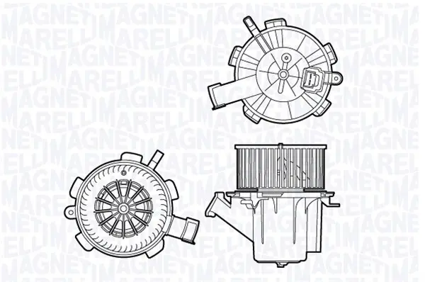 Ventilator habitaclu SMART FORTWO 0.8D 1.0 Electric dupa 2007