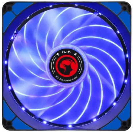Ventilator Marvo FN-15, Iluminare LED (Albastru)