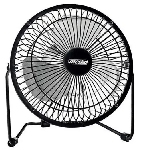 Ventilator mini de birou Mesko MS 7322, Portabil, USB (Negru)