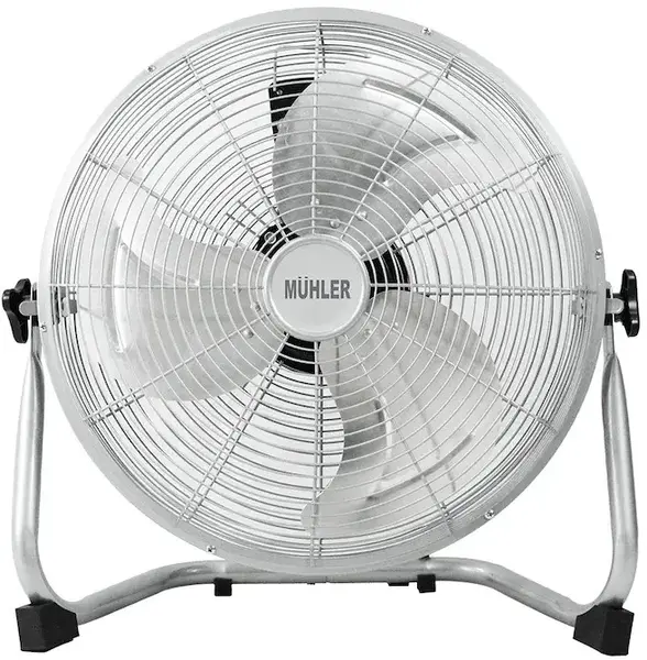 Ventilator Muhler - FM-1413, 3 vitezi, 36 cm, argintiu