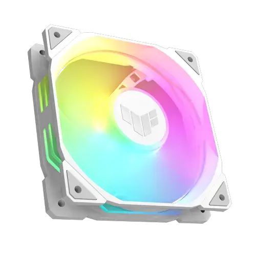 Ventilator PC ASUS TUF Gaming TR120 REVERSE, ARGB, Hidraulic (Alb)