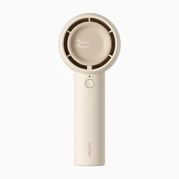- Ventilator portabil de mână JISULIFE, Life5, autonomie 2-7h, baterie 2000mAh, 3 viteze, încărcare rapidă, Bej