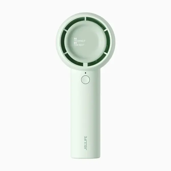 - Ventilator portabil de mână JISULIFE, Life5, autonomie 2-7h, baterie 2000mAh, 3 viteze, încărcare rapidă, Verde mentă