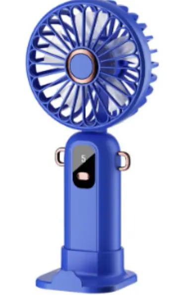 Ventilator portabil pliabil USB 100 viteze afisaj LCD baterie 4000mAh incarcare Type C