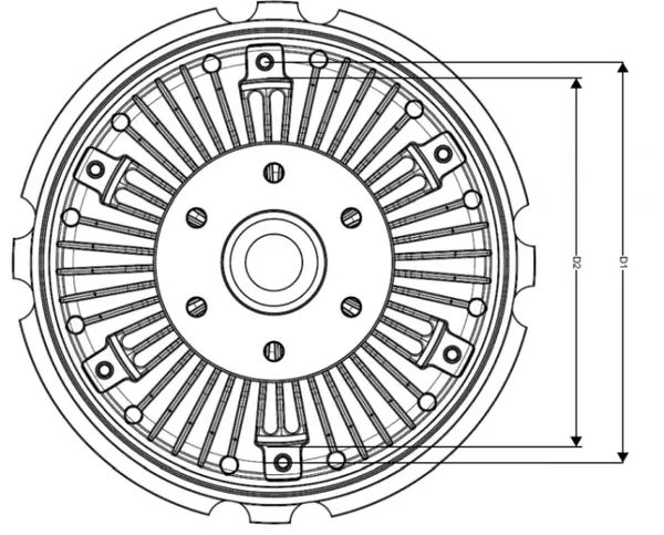 Ventilator potrivit FORD TRANSIT, TRANSIT V363 2.2D 2.4D 04.06-12.18
