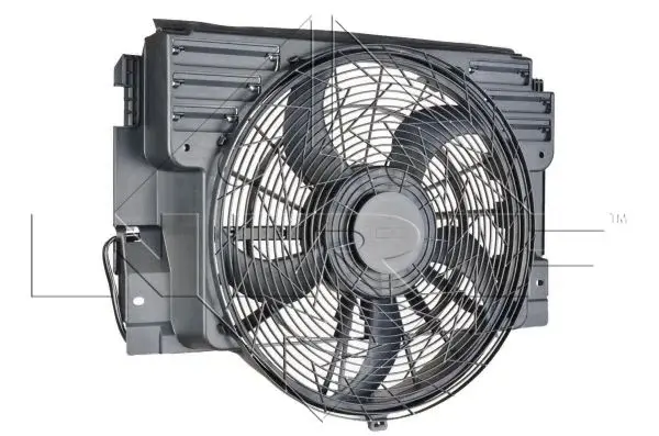 Ventilator radiator (cu carcasa) BMW X5 (E53) 3.0-4.8 intre 2000-2006