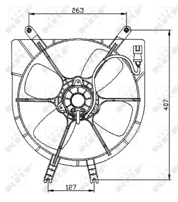 Ventilator radiator (cu carcasa) HONDA CIVIC V, CIVIC VI 1.4 1.5 1.6 intre 1991-2001