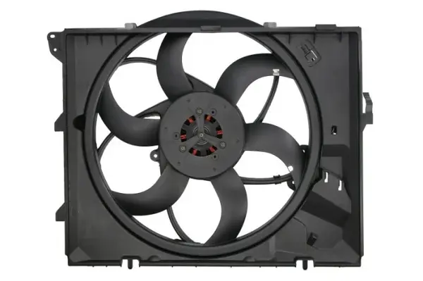 Ventilator radiator (cu carcasa) potrivit BMW 1 (E81), 1 (E82), 1 (E87), 1 (E88), 3 (E90), 3 (E91), 3 (E92), 3 (E93), X1 (E84), Z4 (E89) 1.6-3.0 06.04-08.16