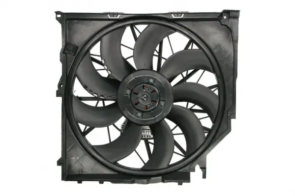 Ventilator radiator (cu carcasa) potrivit BMW 1 (E81), 1 (E82), 1 (E87), 1 (E88), 3 (E90), 3 (E91), 3 (E92), 3 (E93), X3 (E83) 2.0D-3.0D 09.03-12.13