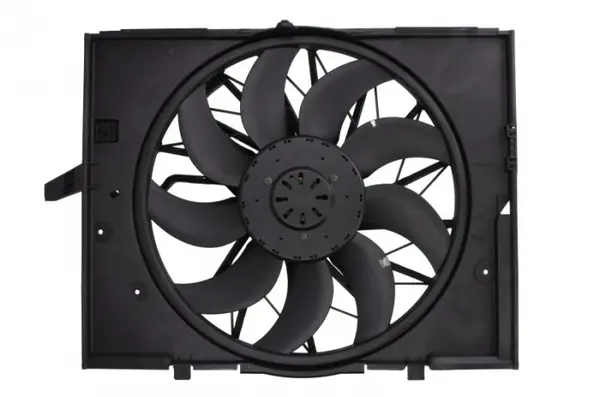 Ventilator radiator (cu carcasa) potrivit BMW 5 (E39), 5 (E60), 5 (E61), 6 (E63), 6 (E64), 7 (E65, E66, E67) 2.0-4.8 09.00-12.10