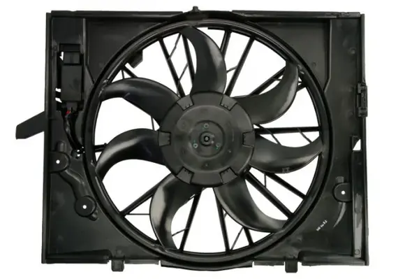 Ventilator radiator (cu carcasa) potrivit BMW 5 (E60), 5 (E61), 6 (E63), 6 (E64), 7 (E65, E66, E67) 2.5-4.4 07.01-12.10