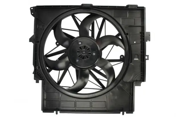 Ventilator radiator (cu carcasa) potrivit BMW X3 (F25), X4 (F26) 1.6 2.0 2.0D 09.10-03.18