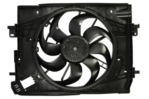 Ventilator radiator (cu carcasa) potrivit DACIA DOKKER, DOKKER MINIVAN, DUSTER, DUSTER SUV, LODGY; RENAULT CAPTUR I, DUSTER 1.0-2.0 04.10-