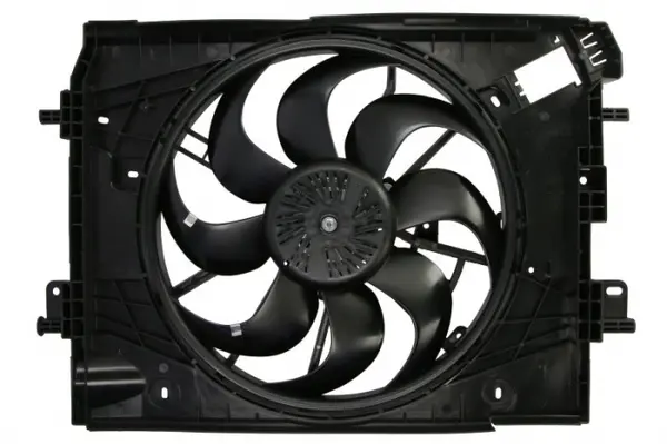 Ventilator radiator (cu carcasa) potrivit DACIA DOKKER, DOKKER MINIVAN, DUSTER, DUSTER SUV, LODGY, LOGAN II, LOGAN MCV II, SANDERO II; NISSAN MICRA V; RENAULT CAPTUR I, CLIO IV 0.9-1.6LPG 06.10-