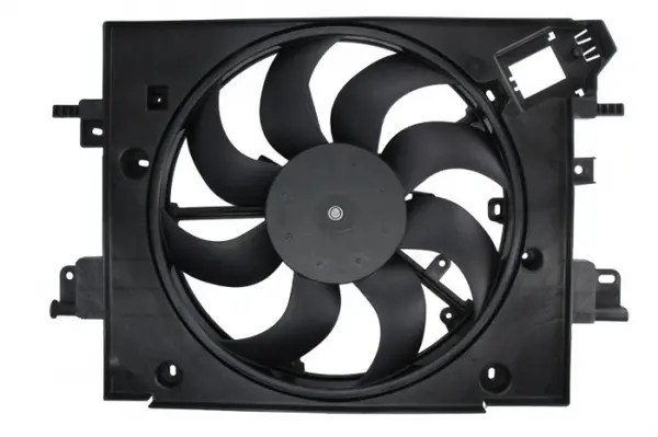 Ventilator radiator (cu carcasa) potrivit DACIA DOKKER, DOKKER MINIVAN, DUSTER, DUSTER SUV, LODGY; RENAULT CAPTUR I, DUSTER 1.0-2.0 04.10-