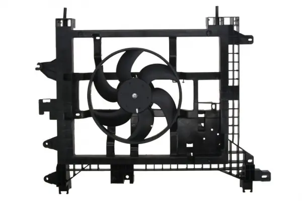 Ventilator radiator (cu carcasa) potrivit DACIA DUSTER, DUSTER SUV; RENAULT DUSTER 1.5D-1.6LPG 04.10-
