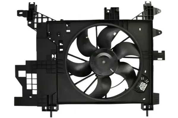 Ventilator radiator (cu carcasa) potrivit DACIA DUSTER, DUSTER SUV 1.5D 04.10-