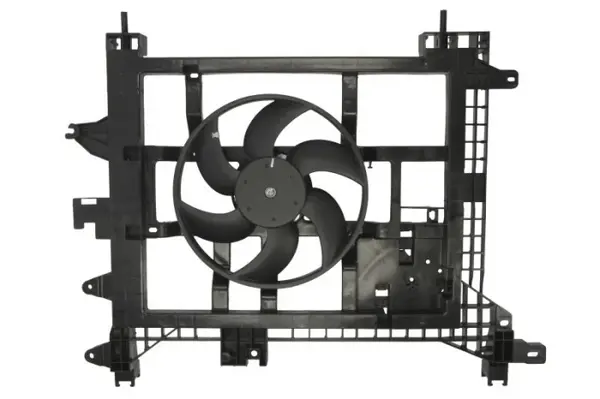 Ventilator radiator (cu carcasa) potrivit DACIA DUSTER, DUSTER SUV; RENAULT DUSTER 1.5D-1.6LPG 04.10-