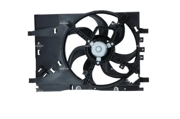 Ventilator radiator (cu carcasa) potrivit FIAT GRANDE PUNTO, PUNTO, PUNTO EVO; OPEL CORSA D 0.9-1.4LPG 06.05-