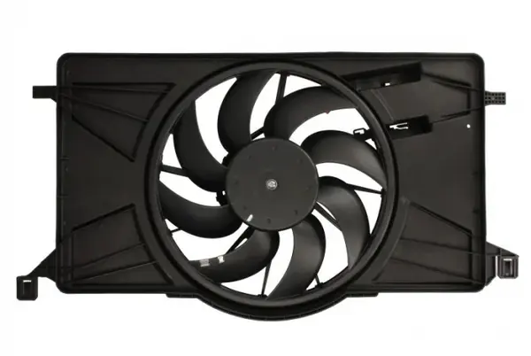 Ventilator radiator (cu carcasa) potrivit FORD C-MAX II, FOCUS III, FOCUS III HATCHBACK, GRAND C-MAX 1.6-2.0 07.10-02.20