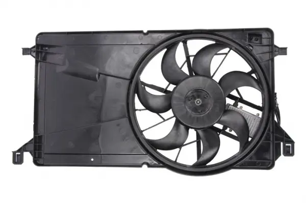 Ventilator radiator (cu carcasa) potrivit FORD FOCUS C-MAX; MAZDA 3 1.6D 1.8 2.0 10.03-12.09
