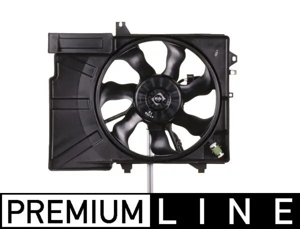 Ventilator radiator (cu carcasa) potrivit HYUNDAI GETZ 1.1 1.3 09.02-09.05