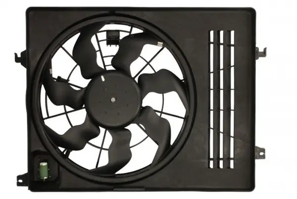 Ventilator radiator (cu carcasa) potrivit HYUNDAI IX35; KIA SPORTAGE III 1.6 2.0 08.09-12.15