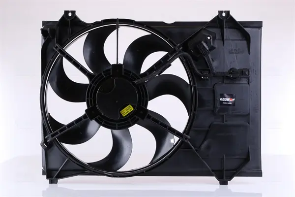 Ventilator radiator (cu carcasa) potrivit KIA RIO II 1.5D 03.05-12.11