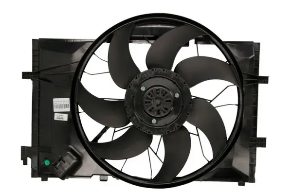 Ventilator radiator (cu carcasa) potrivit MERCEDES C (CL203), C T-MODEL (S203), C (W203), CLC (CL203), CLK (A209), CLK (C209), SLK (R171) 1.8-5.5 05.00-06.11