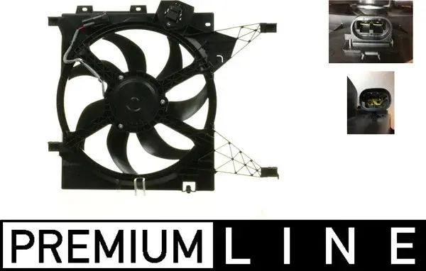 Ventilator radiator (cu carcasa) potrivit NISSAN NV200, NV200 EVALIA 1.5D 02.10-
