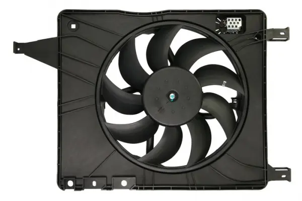 Ventilator radiator (cu carcasa) potrivit NISSAN QASHQAI I 1.5D-2.0D 11.06-12.13