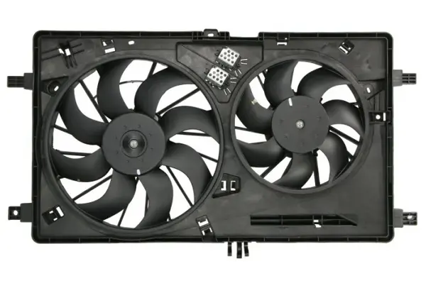 Ventilator radiator (cu carcasa) potrivit RENAULT MASTER III 2.3D 02.10-