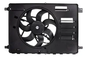 Ventilator radiator (cu carcasa) potrivit VOLVO V70 III, XC60 I; FORD GALAXY II, KUGA I, MONDEO IV, S-MAX 2.0-2.5 05.06-02.17