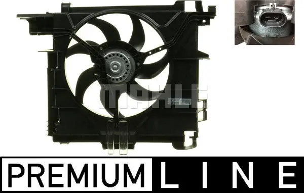 Ventilator radiator (cu carcasa) SMART FORTWO 0.8D 1.0 Electric dupa 2007
